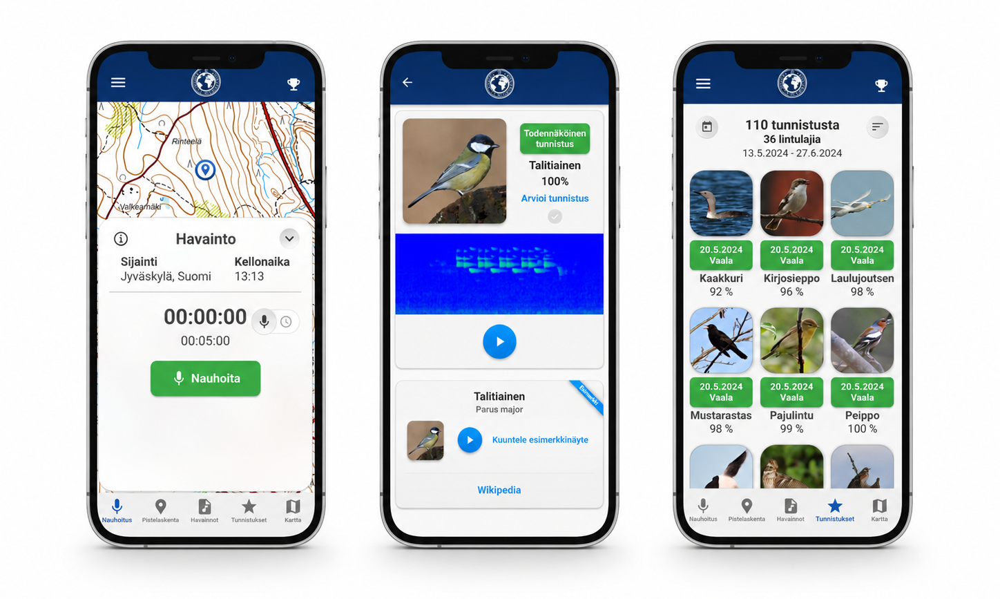 Selected Flutter application portfolio screens